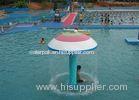 Fiberglass Water Park Equipment Water Spray Toys Mushroom Spray Customized