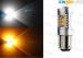 500 Lm White Amber Switchback LED Turn Signals DRL Bulb 360 Beam Angle