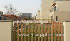 Sandalwood WPC Fence panels and Plastic Wood Wall Grid for Countryard