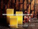 Square Flameless Wax Battery Operated LED Candles with Remote Control Wholesale