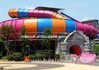 Giant Fiberglass Slide Space Bowl Water Slide for Amusement Park / Aqua Park