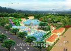 Customized Outdoor Water Game Water Park Project for Kids Pool / Swimming Pool