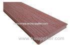 Custom Outside Decoration WPC Solid Deck With High Impact Resistant