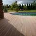 Water - resistant Smooth WPC Deck Flooring Skidproof Brown For Pool