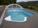 Durable Skidproof WPC Recyclable decking material For Swimming Pool