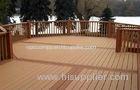 Fully - Recycled WPC Deck Flooring Solid Brown For Walk Road
