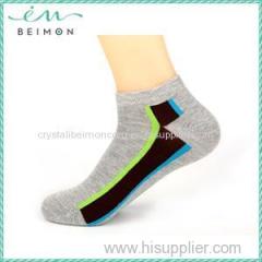 Pure Cotton Antibacterial Women Plain Knitted Rosso Machine Socks