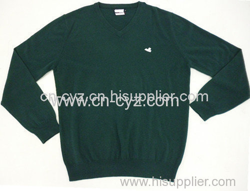 Men's Pure Color Lambswool Pullovers