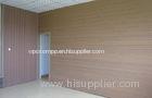 WPC Interior / Exterior Wall Cladding Brown For House Decoration