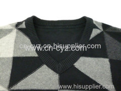 Men's Fashionable Combed Cotton Sweaters New Style Pullovers