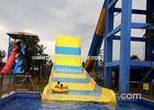 Large Water Attractions Fiber Glass Water Slide For Outdoor Aqua Park / Holiday Resort