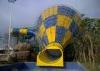 Big Speaker Amusement Park Equipment Funnel Water Slide 14.2 m with 4 Person Raft