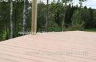 Waterproof WPC Deck Flooring Eco - friendly With Natural Wood OEM / ODM