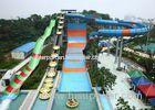 Super Boomerang Summer Slide Water Park / In An Amusement Park Water Slide 18m Height