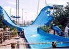 Huge Water Park Equipment Fiberglass Water Slides Super Waving Slide Custom Made