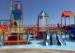 2 - 12 Years Old Kids Water Play Equipment Pool Playground With 2 Slides