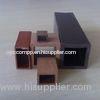 Anti - UV Brown Bridge WPC Fence Panels / Composite Fencing Materials