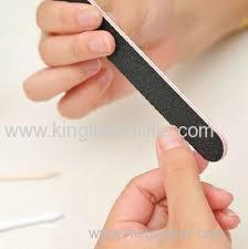 straight black professional nail file