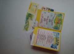 Children preschool card or board and saddle stitched softback book with DVD disc printing on demands