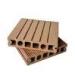 Brown Smooth Hollow Composite Decking Floor Less Warping 150mm x 35mm