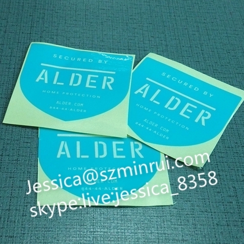 Custom Transparent Label Clear And Transparent Plastic Adhesive Sticker From Warranty Sticker Manufacturers