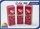 Red Paper Cosmetic Box / Face Cream Packaging Box / Custom Cosmetic Packaging