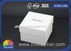 Custom Logo Printed Paper Jewelry Box / Jewellery Gift Boxes / White Jewelry Packaging Boxes