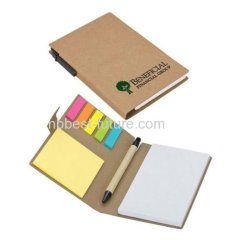 notebook with recycled craft paper