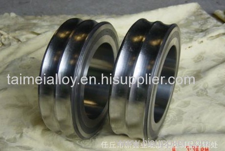Professional tungsten carbide roll rings applied in steel plant for rolling reinforment steel wire