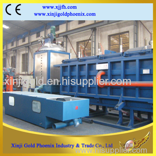 Air cooling block molding machine with CE