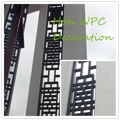 Corrosion-proof durable screen Contemporary design wpc screen