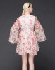 2015 top fashion hot sale o-neck women chiffon dress China wholesale plus size maxi dress