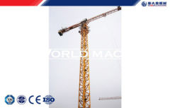 Large Topless construction Tower Crane self - lifting Yellow / Red / Blue