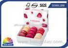 Eco-friendy Cardboard Gift Box for Macarons / Fancy Paper Dessert Gift Packaging Boxes