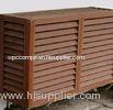 Waterproof Embossed WPC Wall Cladding / Exterior Composite decking