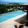 Water - resistant WPC Decking Flooring Recyclable For Swimming Pool