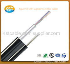 figure 8 Self-support Central loose tube optical fiber power Cable with PA PE LSZH OFNPjacket sheathGYXTC8Y