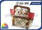 Custom Printing Diecut Dog Handbag Paper Bag for Christmas Gift Packaging Bag