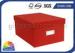 Colorful Toy Storage Corrugated Carton Paper Box / Customized Cardboard Packaging Boxes