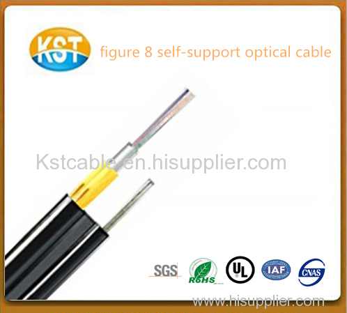 kevlar yarn/gallus Figure 8 self-supporting outdoor tactical power optical fiber communication cableGYXTC8Y