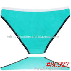 2015 New spandex cotton bikini pants plain women short brief Sexy boyleg lady underpant stretch lady panties lingerie in