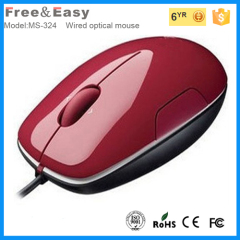 noiseless and silent wired optical 3d usb cable mouse