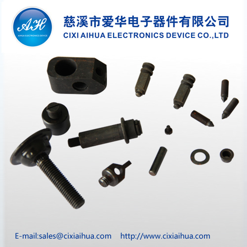 Customized steel parts with black zinc plating