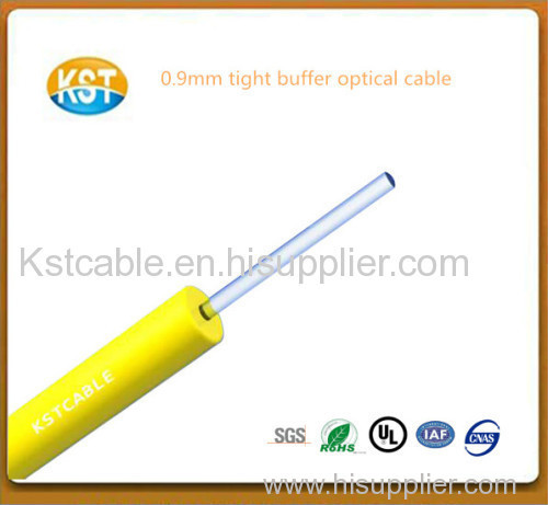 Indoor optical cable/single-fiber 0.9mm Tight Buffer Cable with professional spplier optical communication cableGJFJV