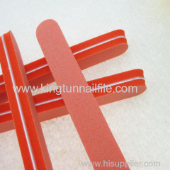 orange straight sponge nail file