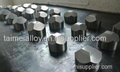 Solid wearable cemented carbide anvil