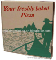 Healthy food pizza packaging box kraft pizza box