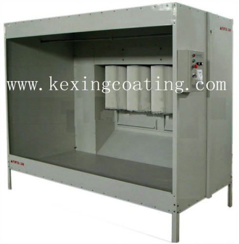 2015 Manual powder coating booth for metal coating