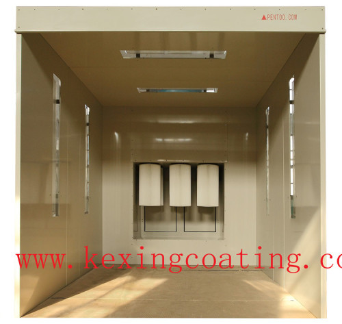 2015 On-ground type powder coating booth for sale