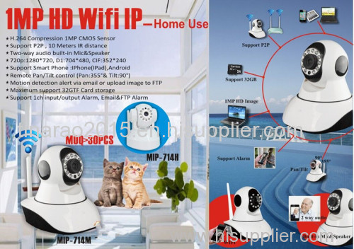 p2p wireless IP camera